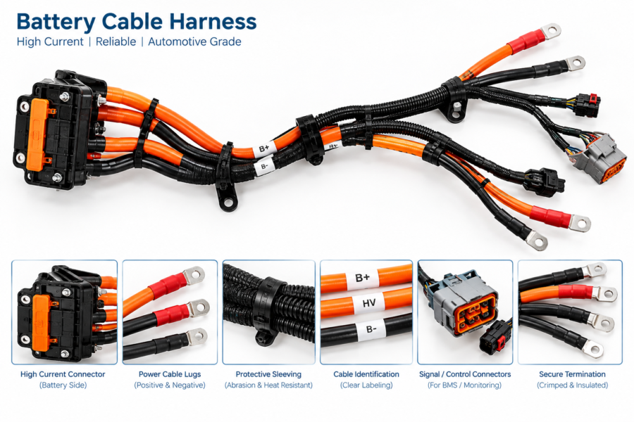 Battery Cable Harness