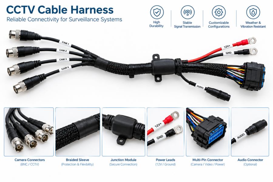 CCTV Cable Harness