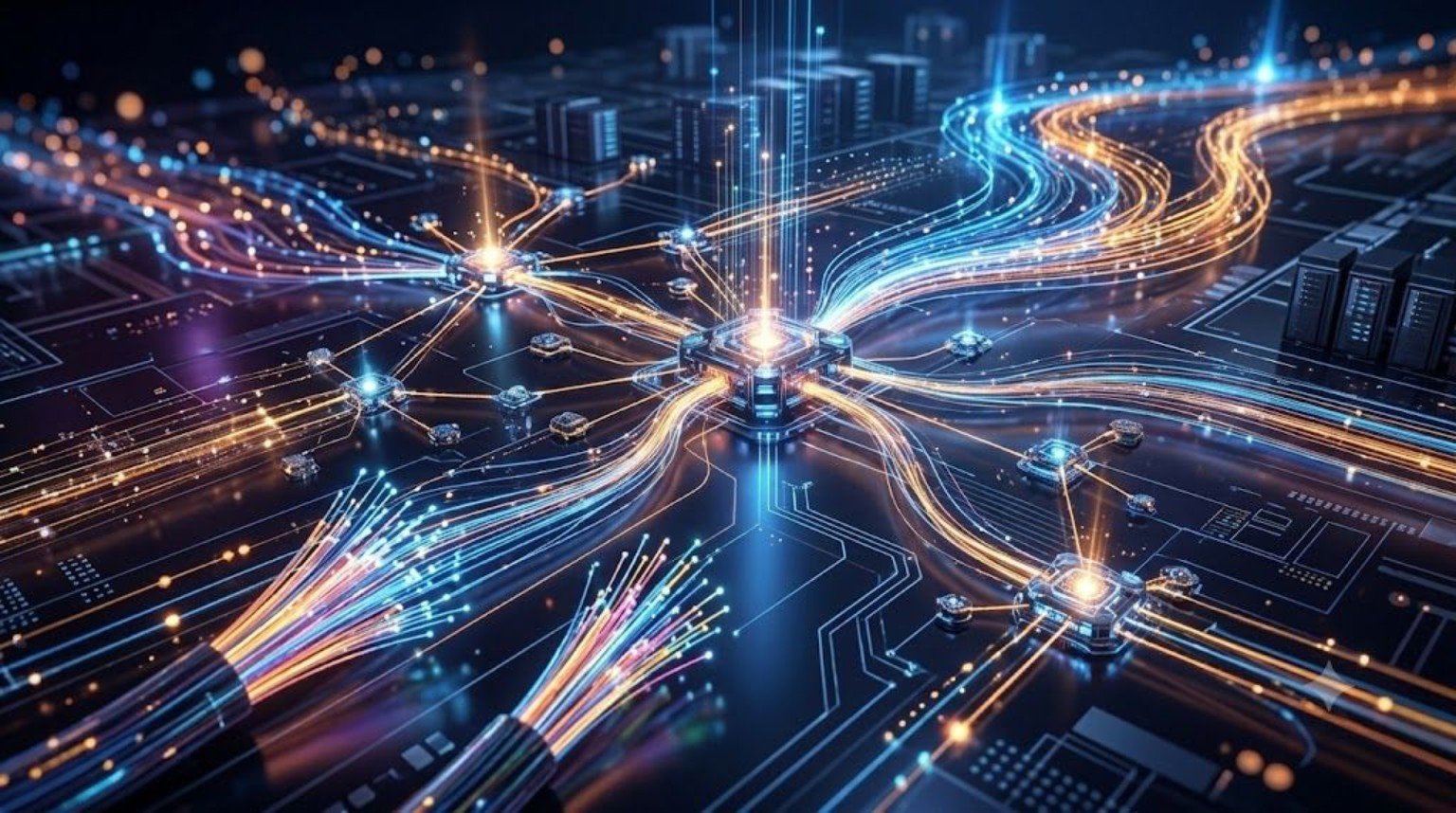 Illuminated optical network connections